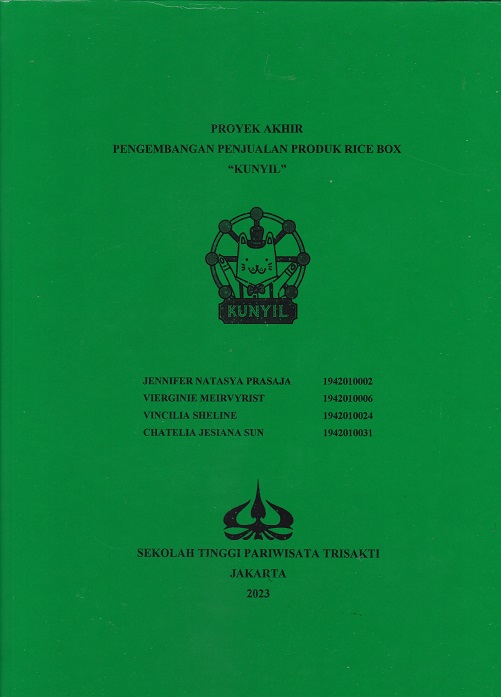 PENGEMBANGAN PENJUALAN PRODUK RICE BOX “KUNYIL”
