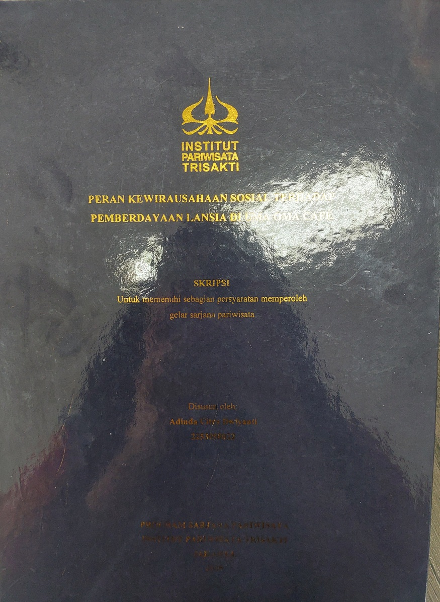 Peran Kewirausahaan Sosial terhadap Pemberdayaan Lansia di Uma Oma Cafe