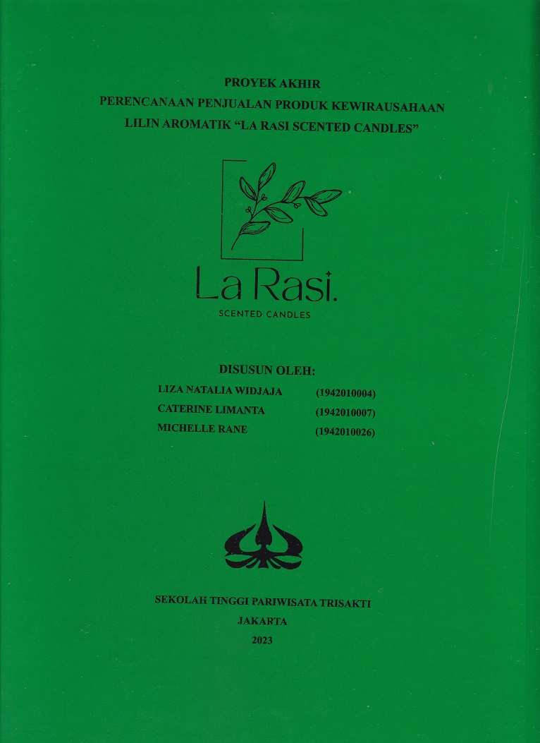 PERENCANAAN PENJUALAN PRODUK KEWIRAUSAHAAN LILIN AROMATIK “LA RASI SCENTED CANDLES”