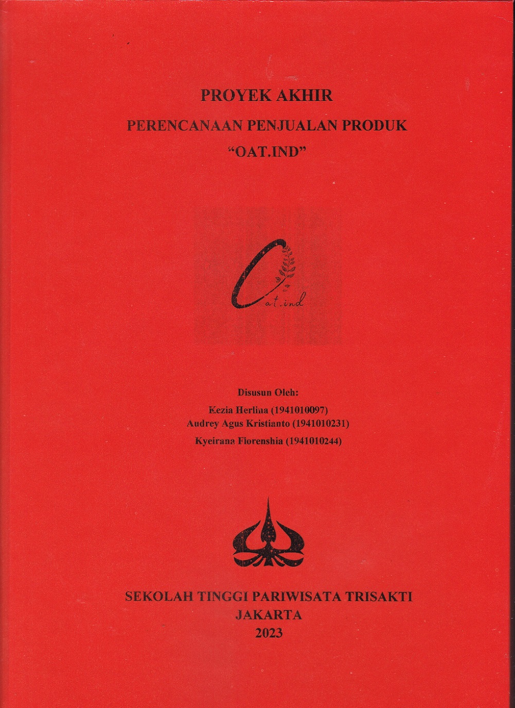 PERENCANAAN PENJUALAN PRODUK “OAT.IND”