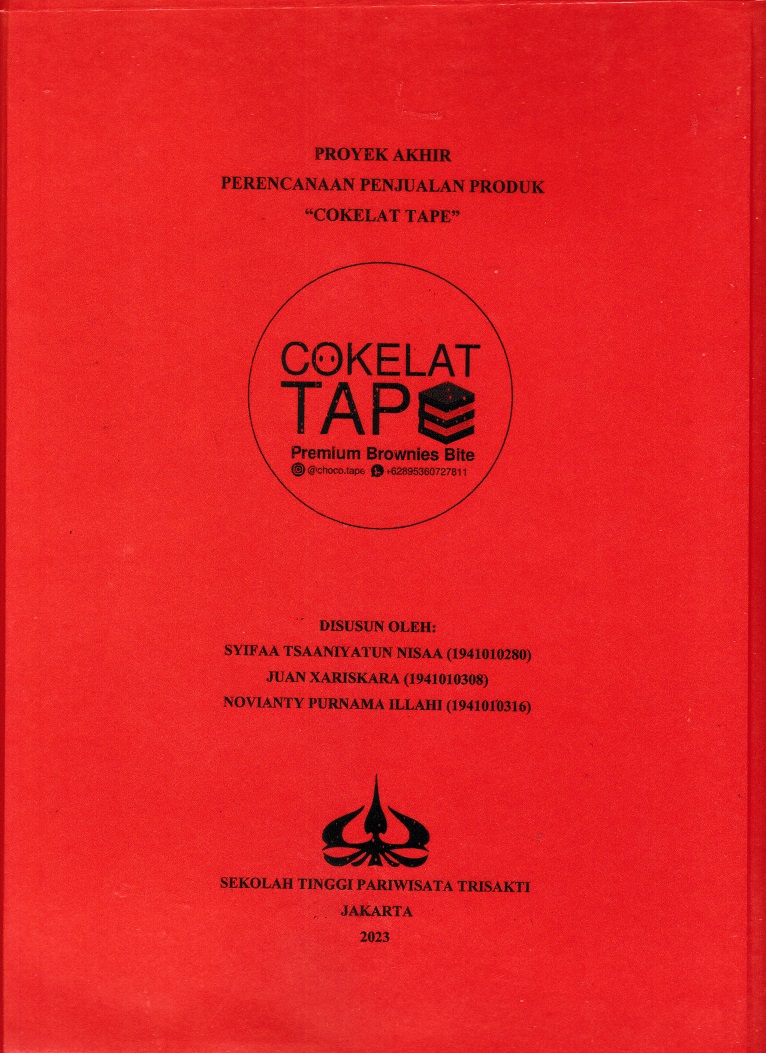 PERENCANAAN PENJUALAN PRODUK
“COKELAT TAPE”