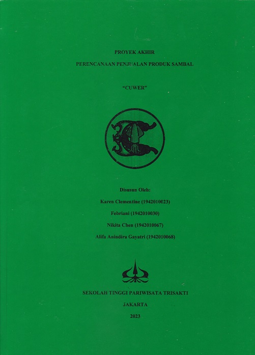 PERENCANAAN PENJUALAN PRODUK SAMBAL  “CUWER”