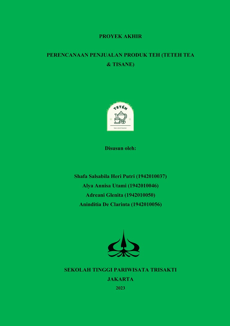 PERENCANAAN PENJUALAN PRODUK TEH (TETEH TEA & TISANE)
