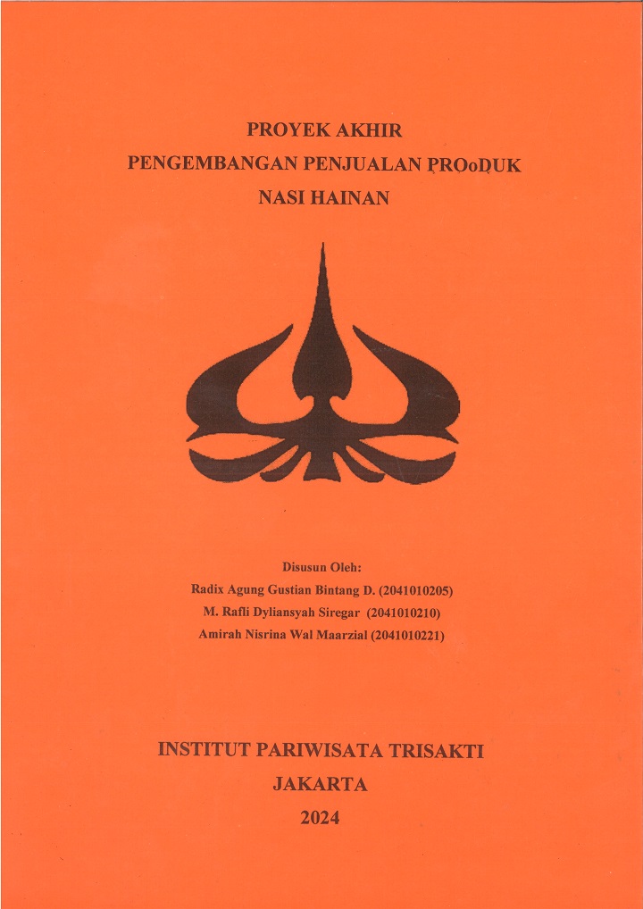 PROYEK AKHIR 
PENGEMBANGAN PENJUALAN PROoDUK
NASI HAINAN