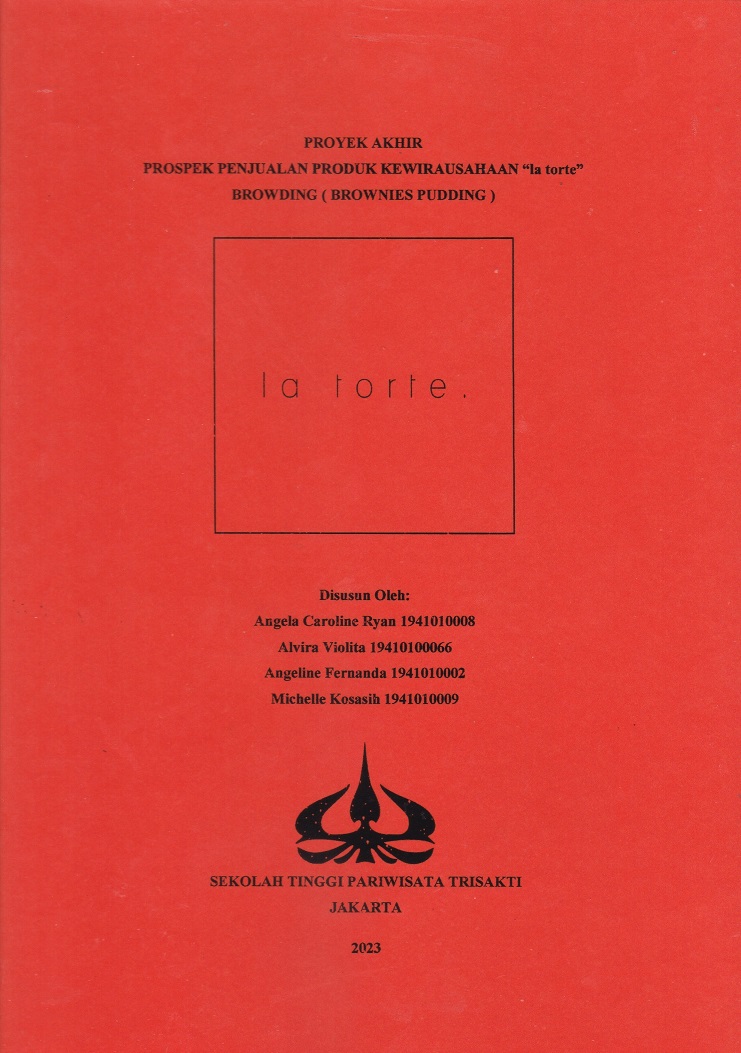 PROYEK AKHIR  
PROSPEK PENJUALAN PRODUK KEWIRAUSAHAAN “la torte”
BROWDING