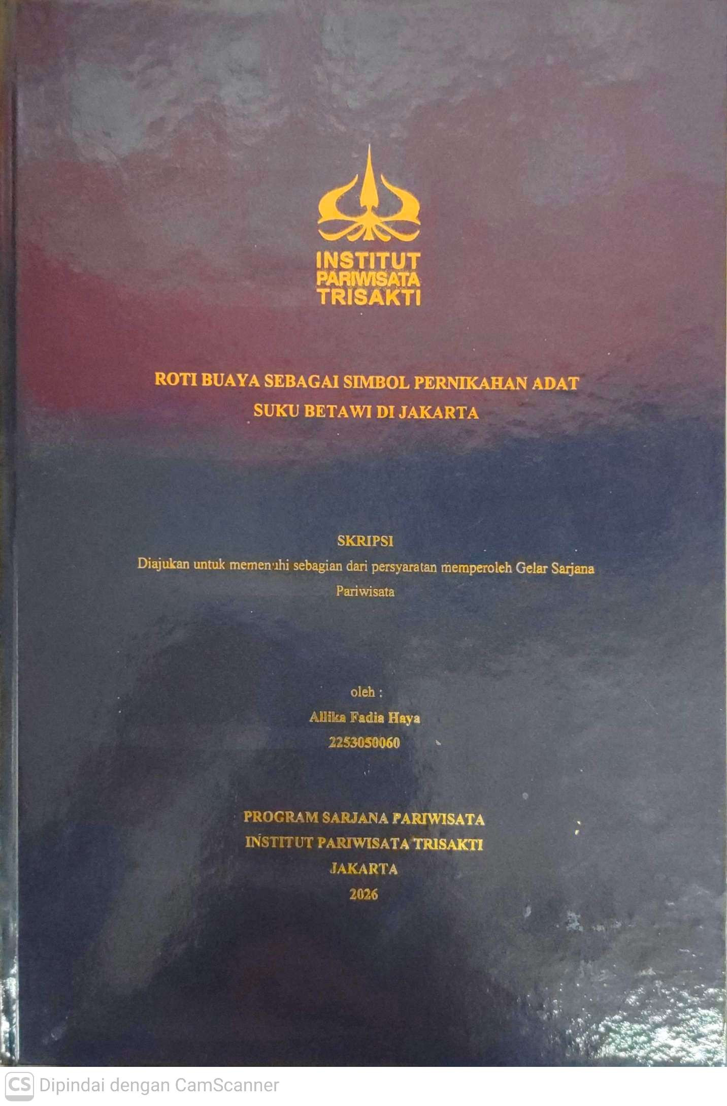 Roti Buaya Sebagai Simbol Pernikahan Adat Suku Betawi di Jakarta
