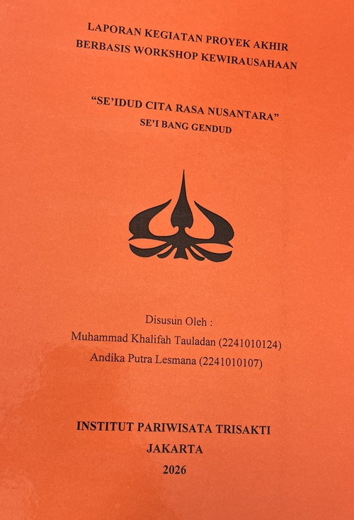 Se\'Idud Cita Rasa Nusantara Se\'i Bang Gendud