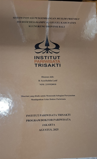 Sistem Inovasi Pengembangan Muslim Friendly Tourism Desa Kampung Gelgel Kabupaten Klungkung Provinsi Bali