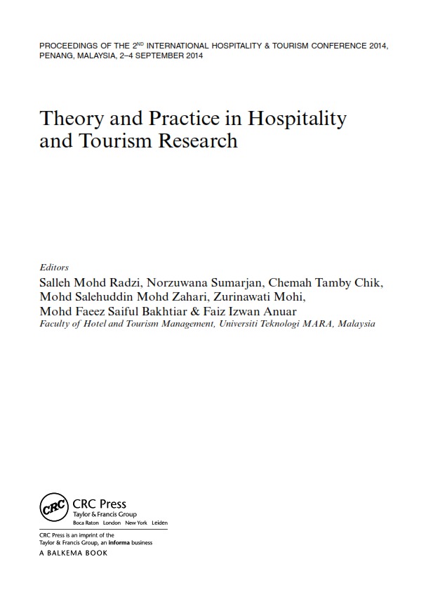 Theory and Practice in Hospitality and Tourism Research
