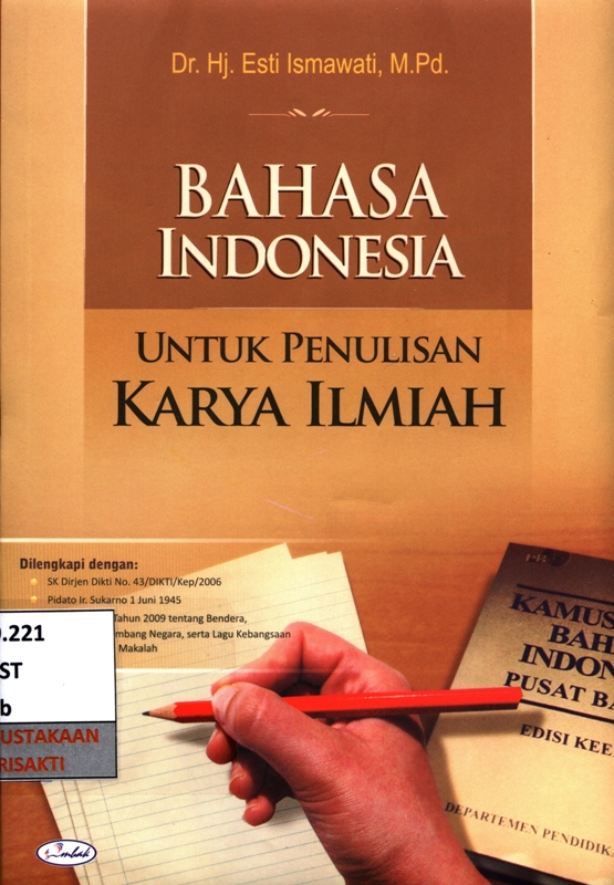 Bahasa indonesia untuk penulisan karya Ilmiah