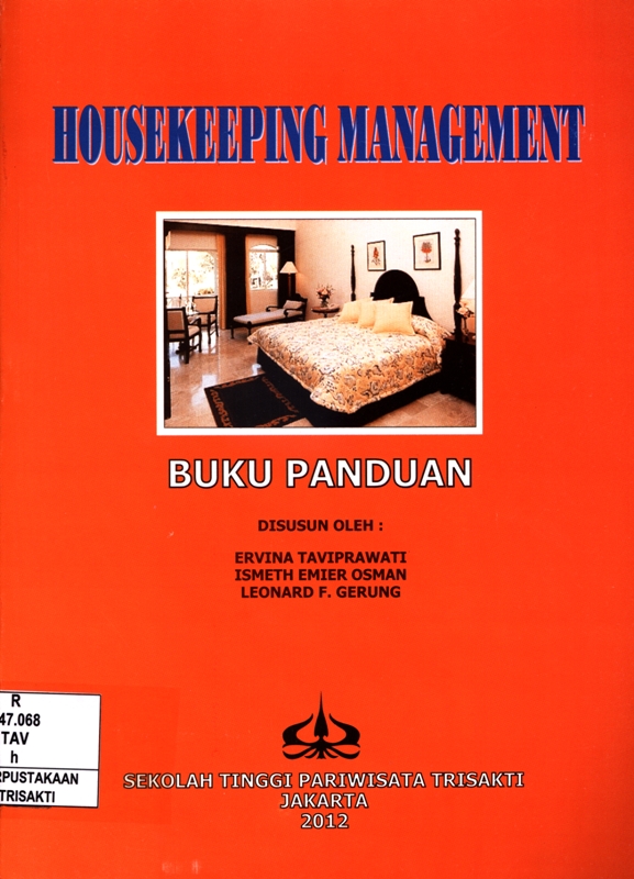 Housekeeping management : buku Panduan