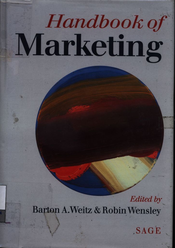 Handbook of marketing