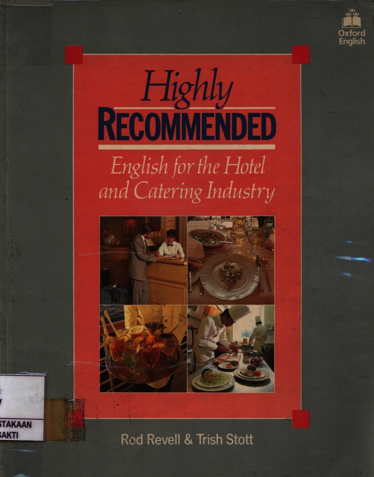 Highly Recommended English for the hotel and catering industry