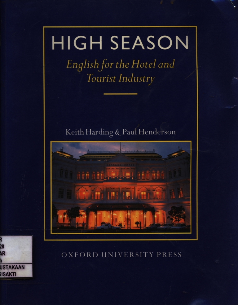 High Season English for the Hotel and Tourism industry