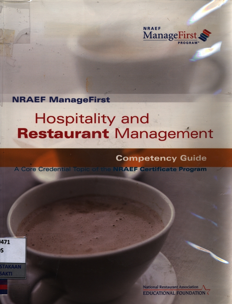 Hospitality and restaurant management : competency guide