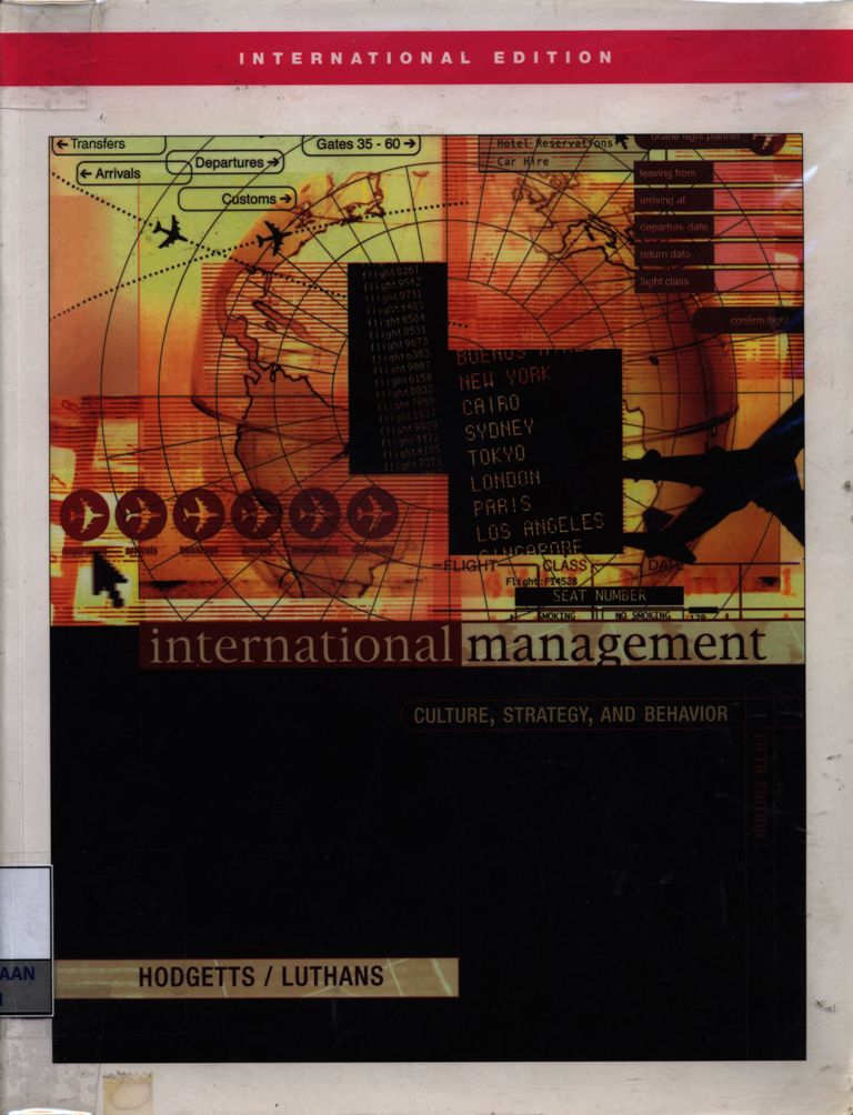 International management : culture, strategy, and behavior