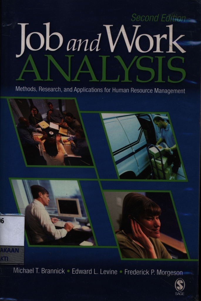 Job and work analysis : methods, research, and applications for human resource management