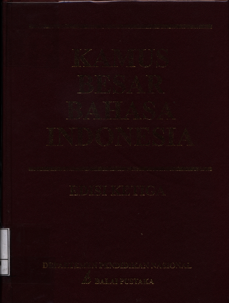 Kamus besar Bahasa Indonesia