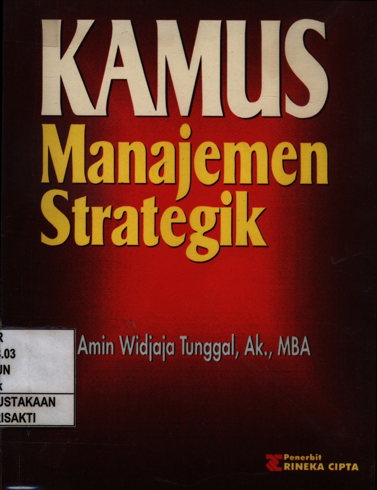 Kamus Manajemen Strategik