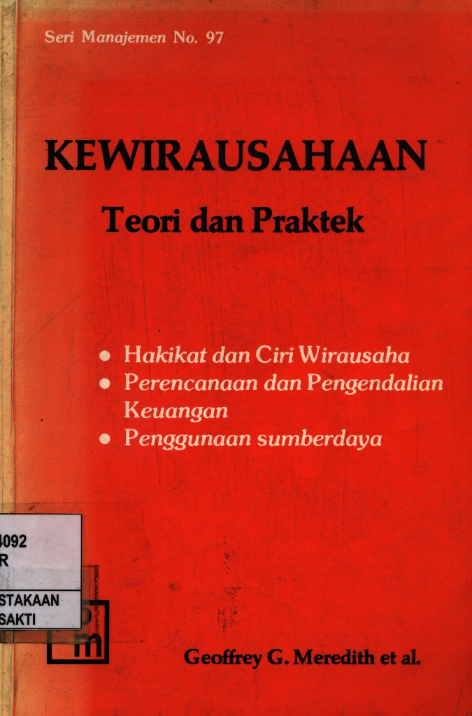 Kewirausahaan Teori dan Praktek