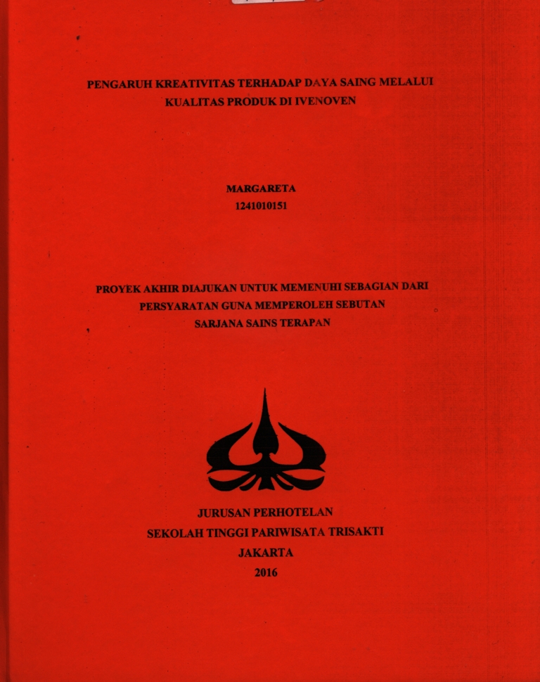 PENGARUH KREATIVITAS TERHADAP DAYA SAING MELALUI KUALITAS PRODUK DI IVENOVEN
