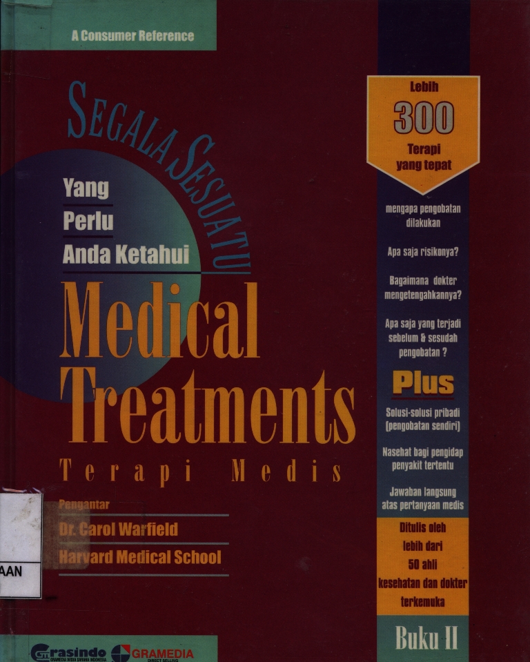 Segala Sesuatu Yang Perlu Anda ketahui Medical Test Terapi medis Buku II