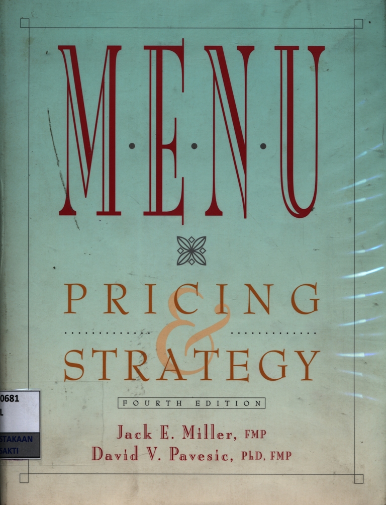 Menu pricing & strategy