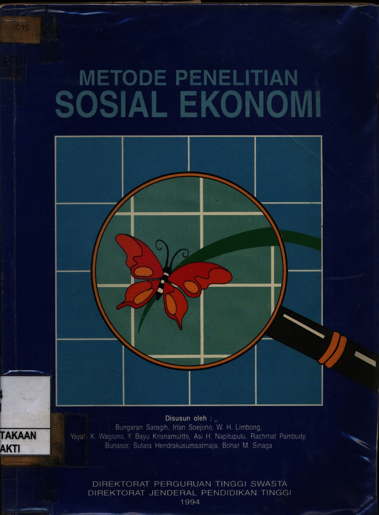 Metode Penelitian Sosial Ekonomo (Himpunan Makalah)