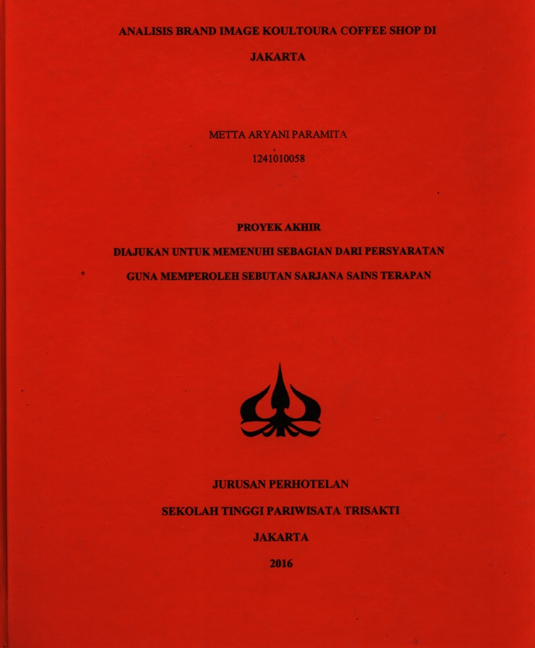 ANALISIS BRAND IMAGE KOULTOURA COFFEE SHOP DI JAKARTA