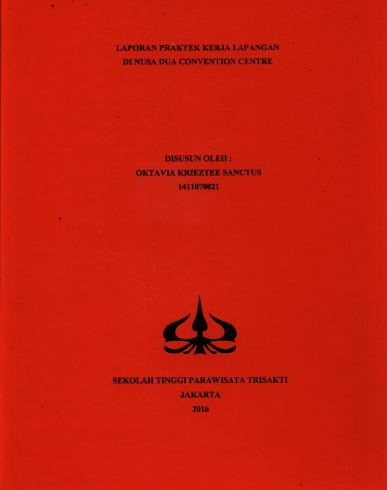 LAPORAN PRAKTEK KERJA LAPANGANDI NUSA DUA CONVENTION CENTRE