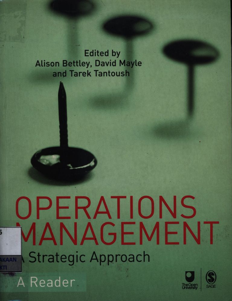 Operations management : a strategic approach