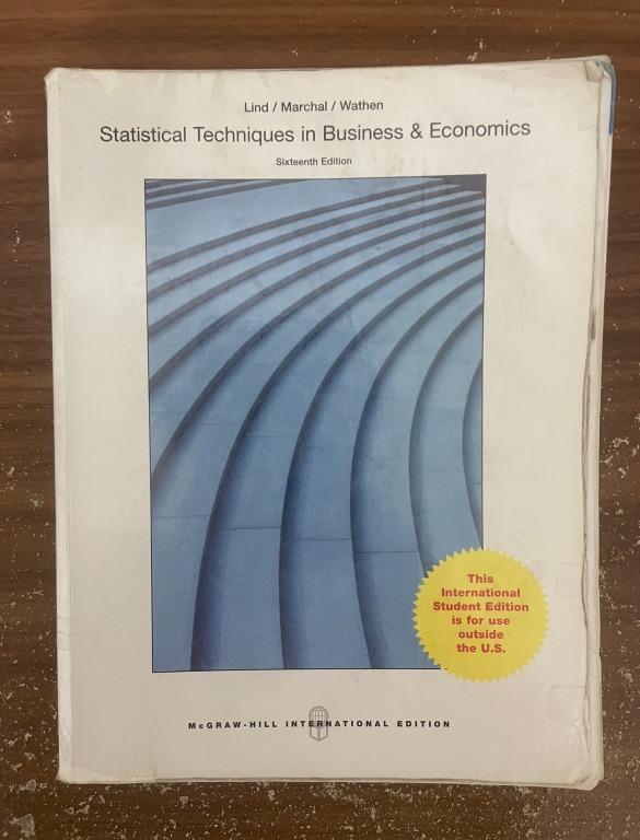 Statistical Techniques in Business And Economic