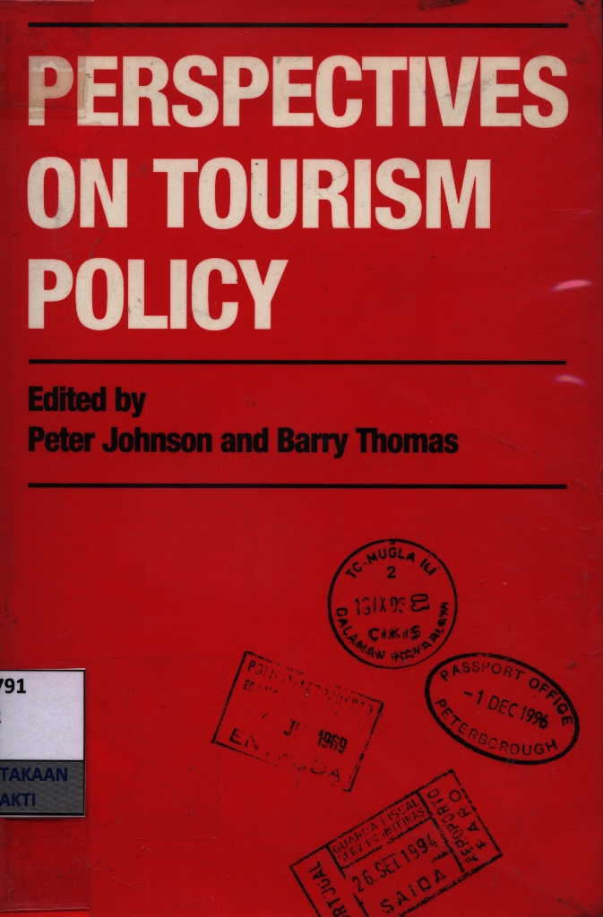 Perspectives on tourism policy
