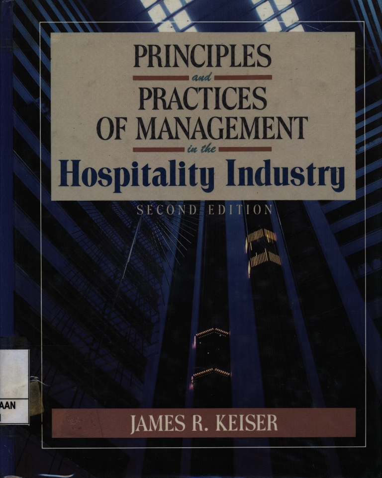 Principles And Practices of Management 
