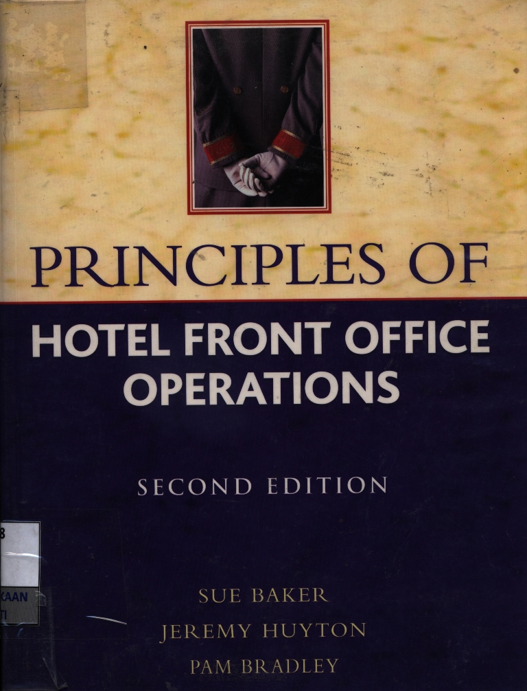 Principles of hotel front office operations