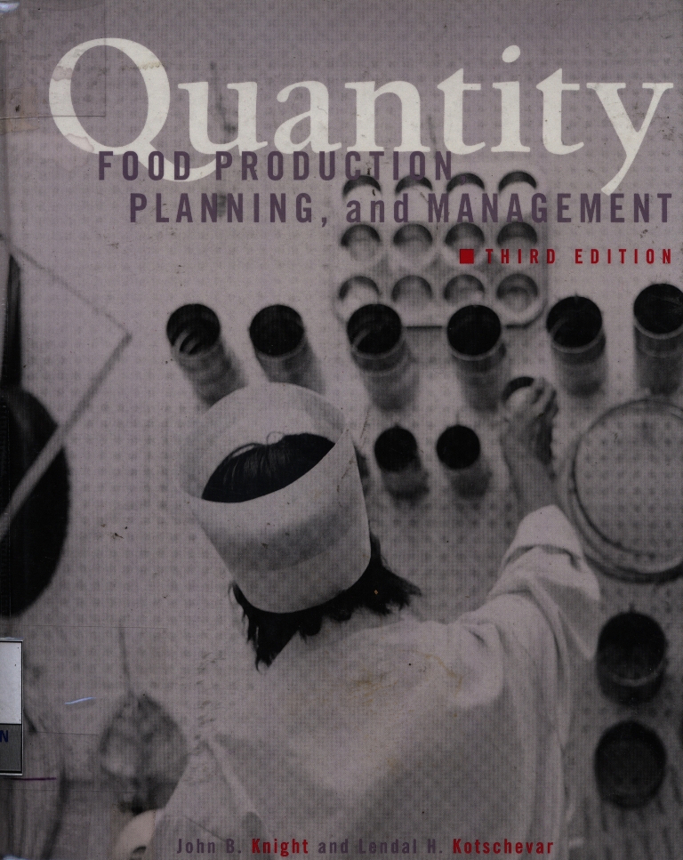 Quantity food production, planning, and management