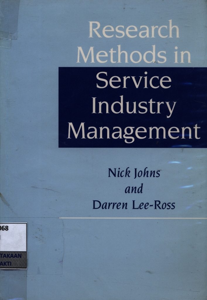 Research methods in service industry management