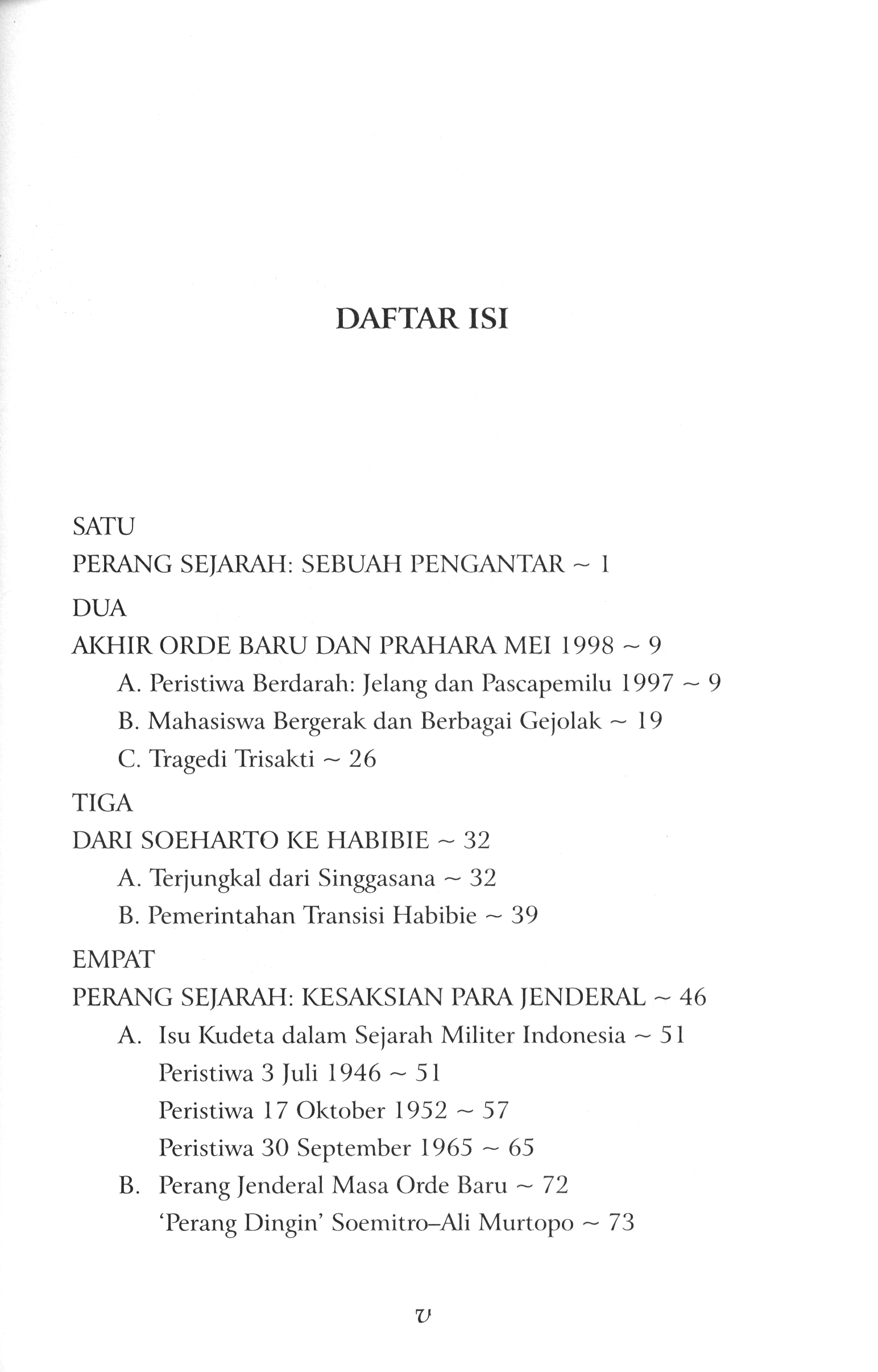 Perang sejarah para jenderal : kesaksian para jenderal atas prahara mei 1998 dan "isu kudeta: