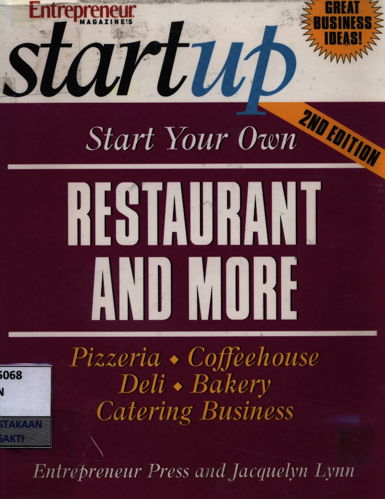 Start your own : restaurant and five other food businesses