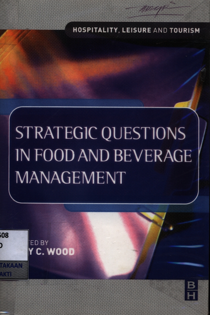 Strategic questions in food and beverage management