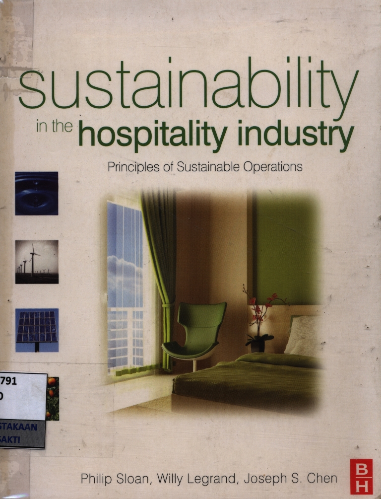 Sustainability in the hospitality industry : principles of sustainable operations