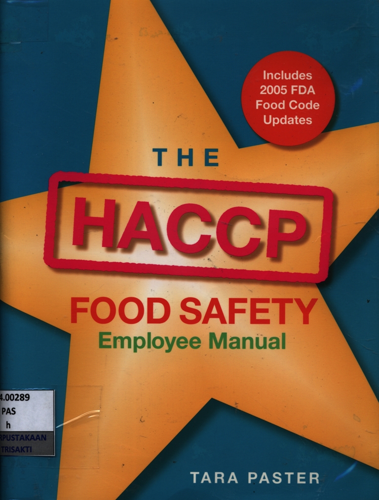 The HACCP Food safety employee manual