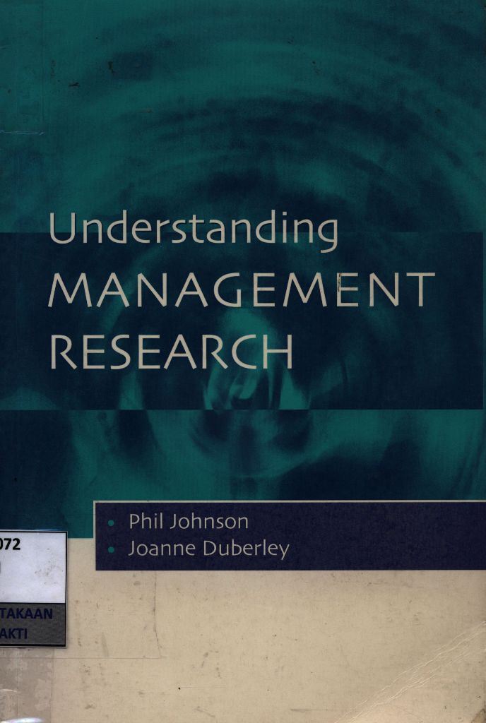 Understanding management research : an introduction to epistemology