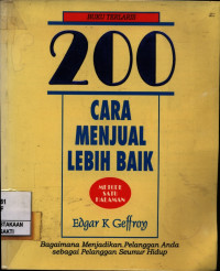 Image of 200 cara menjual lebih baik