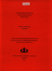 Image of PRAKTEK KERJA INDUSTRI DIGRAND LAGOI VILLAGEHOTEL BINTAN
