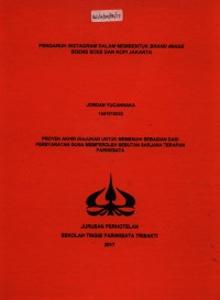 Image of PENGARUH INSTAGRAM DALAM MEMBENTUK BRAND IMAGE BOENS SOES DAN KOPI JAKARTA