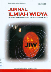 Image of Jurnal Ilmiah Widya: Mengembangkan Kreatifitas & Meningkatkan Kualitas