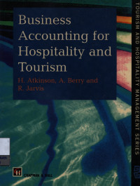Image of Business accounting for hospitality and tourism