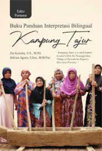 Image of Buku Panduan Interpretasi Bilingual Kampung Tajur Edisi Pertama