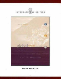 Image of Global marketing: foreign entry, local marketing & global management